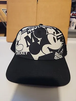  NEFF DISNEY MICKEY MOUSE BLACK CAP SNAPBACK ADJUSTABLE TRUCKER HAT New Swag ... • $14.99