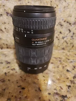 Quantaray 70-300mm F4-5.6 LD Tele Macro Lens For Nikon Japanese Optics  • $24.99