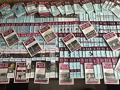 Huge Selection Of West Ham United Homes 1963-1983 Most Mint / Very Good • £1.30