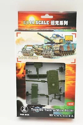 $4.05 • Buy 1/box 82117 Type 90 Tanks  W/mine Roller  (2 Per Box)w 1/144 Plastic Model Kit