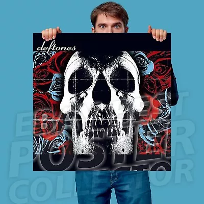 Deftones Album Cover Tapestry Skull Art Poster Banner • $97.25