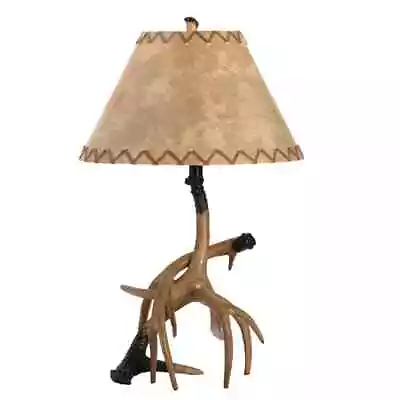 High Country Antler Table Lamp Whitetail Deer Rustic Cabin Lodge ~ Set Of 2 • $250