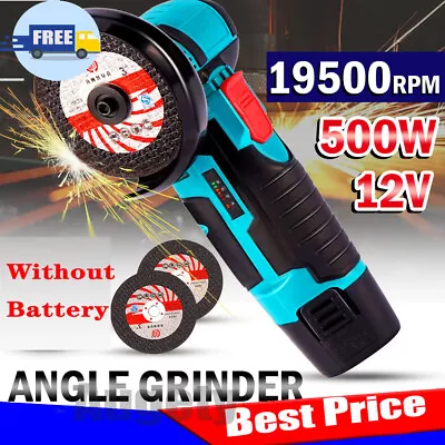 Cordless Portable Angle Grinder Brushless Grinder Battery For Makita 12V Battery • £17.99