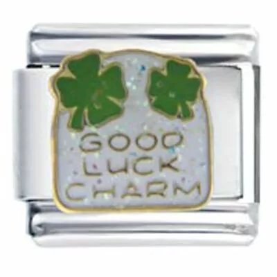 GOOD LUCK - Daisy CHARM Compatible With Italian Modular Charm Bracelets • £4.51