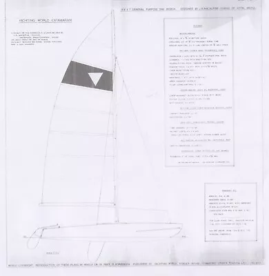 DIGITAL BUILDING PLAN Of Yachting World  15'- 6  CATAMARAN • $35