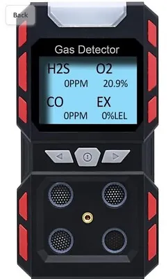 Coreel Portable 4 Gas Monitor Sound Light Vibration Multi-Gas Tester Detector • $85