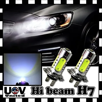 2 X H7 6000K CREE Hyper Power Cool White High Beam LED Headlight Light Bulbs U4 • $11.45