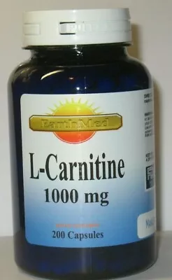  L-Carnitine High Potency 1000mg  200 Capsules Fat Burn 3+ Month Supply • $15.95