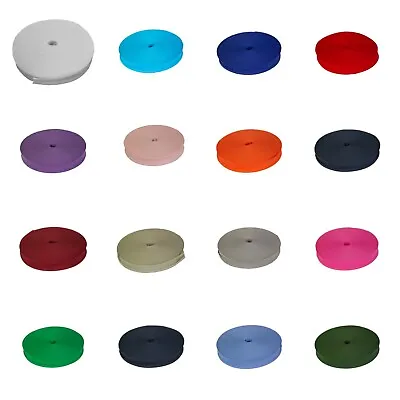 Cotton Bias Binding Tape 1  1/2  Inch 25MM 13MM Craft Various Colours PER 5M • £2.39