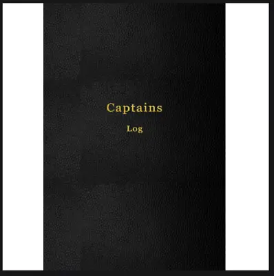 Captains Log Sailing Boating And Ships Log Book | Track Trips Weather And Mai... • £11.15