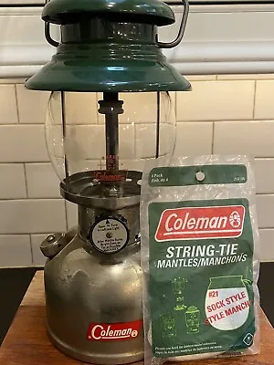 Vintage Coleman Model 202 Lantern Single Mantle The Sunshine Of The Night • $255