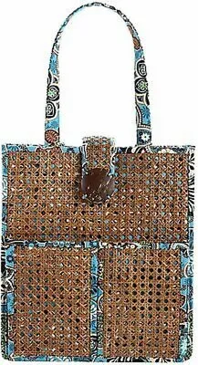 Vera Bradley Tiki Tote Bag Bali Blue • $48.15