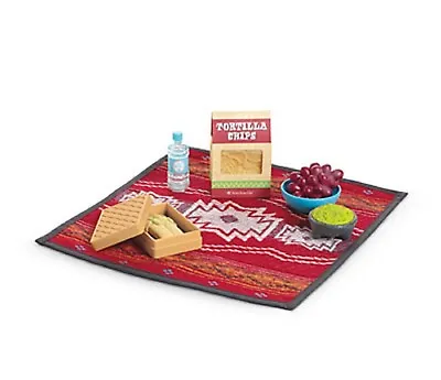 American Girl Saige's Picnic Set Grapes Dip Chips Blanket NIB LE Julie Retired • $59.87