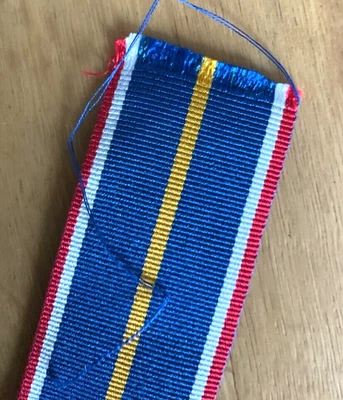 £1.75 • Buy FS Genuine Original British Army Navy RAF National Service Medal Ribbon