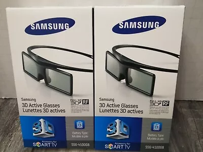 Samsung 3D Active Glasses SSG-4100GB TV Glasses Full HD RF (2PK BUNDLE) • $31.98