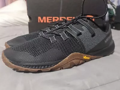 Merrell Men's Trail Glove 6 Black Gum Size 10.5 New In Box • $100