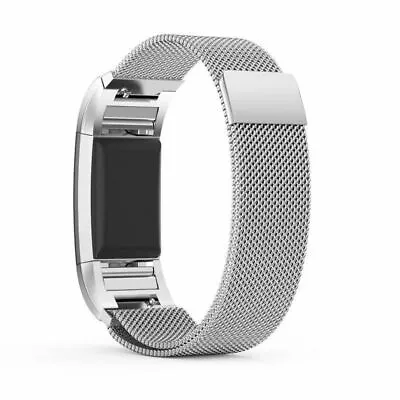 $9.94 • Buy Replacement Watch Strap Band Bracelet For Fitbit Charge 2 Metal Loop Wristband