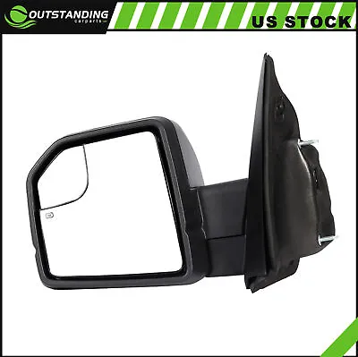 Driver Side Rear View Mirror Fits 2015-2018 Ford F-150 Power Heated Turn Signal • $60.52