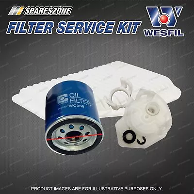 Wesfil Oil Air Fuel Filter Service Kit For Holden Caprice WM WN 6.0L V8 08/06-on • $49.99