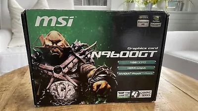 Msi N9600GT Graphics Card Factory Sealed Bag Opened Box NVIDIA • $74.95