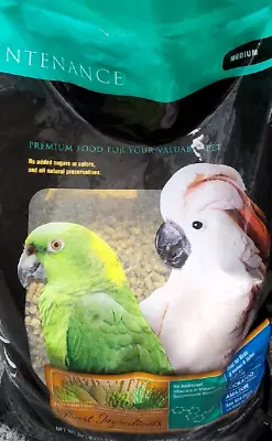 Premium Food For Bird  Medium 25-lbs For Macaw Cockatoo Amazon And More • $14.99