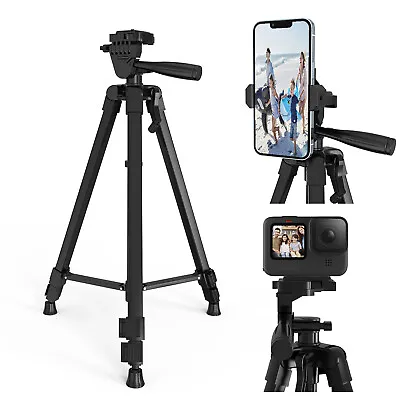 $20.95 • Buy Professional Camera Tripod Stand Holder Mount For Samsung IPhone Cell Phone+ Bag