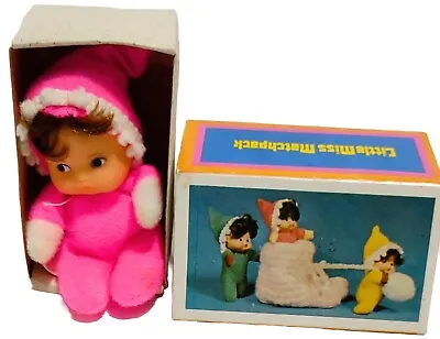 Little Miss Matchpack Mini Doll Pink Vintage Fun World Made In Hong Kong • $14