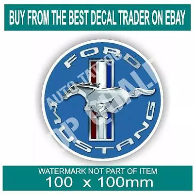 Ford Mustang Decal Sticker Retro Suit Ford Hot Rod Rat Rod Vintage Stickers • $5.50