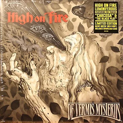 HIGH ON FIRE *LUMINIFEROUS* Heavy Metal Rock LP  EONE EOM 46489 Jacket Misprint • $20