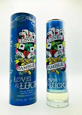 ED Hardy Love & Luck By Christian Audigier Men Cologne Spray 3.4 Oz New In Box • $34.95