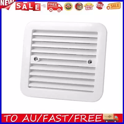 RV Fridge Vent With Fan Silent Trailer Caravan Side Air Ventilation Exhaust Fan • $46.30