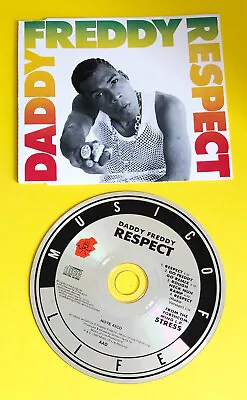 Daddy Freddy - Respect. 1990 Four Track CD Single. • £3