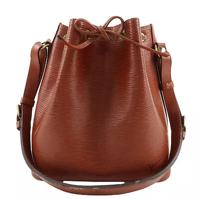 Authentic Louis Vuitton Epi Petit Noe Shoulder Bag Kenya Brown M44103 Used F/S • $446.50