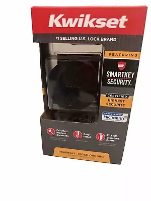 NEW Kwikset Smartkey Security Deadbolt 92580-020 Free Shipping • $28.99