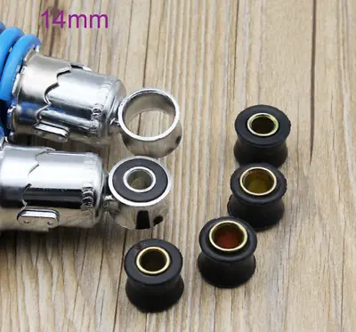 4PCS Motorcycle Rear Shock Absorber Rubber Bush Ring Bike Spare Part 14mm • $4.74