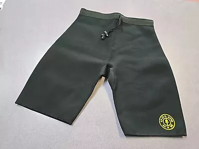 Gold's Gym Black Neoprene Athletic Shorts Mens Size M/L  Medium/Large • $12