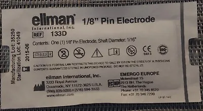 Brand NEW Packaged Ellman 133D - Reusable Pin Electrode! • $34.95