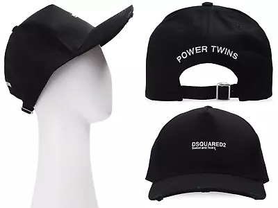 $161.40 • Buy DSQUARED2 Sweat And Tears Icon Baseball Cap Baseball Trucker Hat