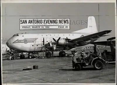 1952 Press Photo Douglas C-124  Globemaster II  At Kelly Air Force Base Texas • $15.99