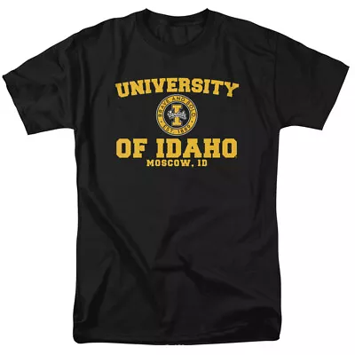 University Of Idaho Adult T-Shirt Circle Logo Black S-5XL • $23.99