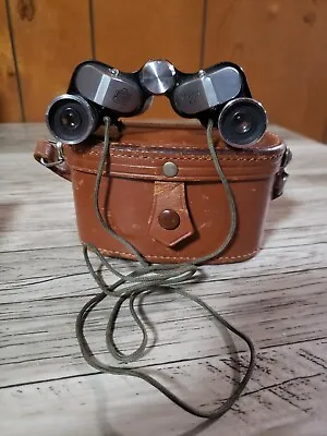 Vintage Mikron 6x Compact/Miniature Binoculars Nippon Kogaku Tokyo - Chrome • $74.99