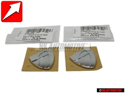 2x Original VW Individual Fender Wing Side Badge Emblem Chrome - 1K0853688 739 • $88.71