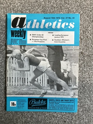 £6.99 • Buy ATHLETICS WEEKLY - 18 August  1973 - Nick Phipps; Dwight Stones;