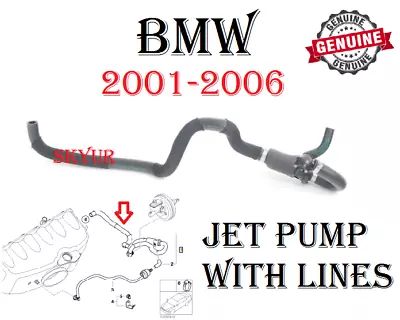 $263.33 • Buy Vacuum Control Sucking Jet Pump With Hose Assembly For 2001-2006 BMW E46 M3 