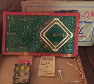 Vintage Rare 1950's Tudor Tru-Action Electric Baseball Game PLAY BALL • $48