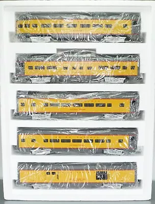 MTH MT-6001 Aluminum 5 Passenger Car Set Union Pacific 3-Rail O Scale • $399.99