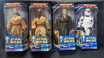 Choose Your 2002 Hasbro Star Wars Attack Of The Clones 12  Action Figure! • $39.99