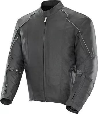 Power Trip Pivot Textile Men's Motorcycle Street Jacket Black Large 1559-2004 • $89.99