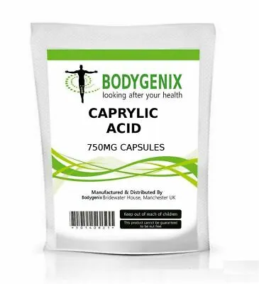Bodygenix Caprylic Acid 750mg Cap -  • £11.99
