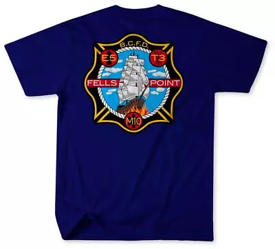 Unofficial Baltimore City Fire Department Engine 5 Truck 3 And Medic 10 Shirt V • $22